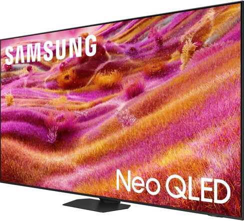 تلفزيون سامسونج الذكي 65 بوصة Neo QLED 4K QN90F (2025) Vision AI، Neo Quantum HDR+، حزمة خالية من الوهج مع حماية حصرية لمدة عام من CPS ودليل Deco Gear الكامل للمسرح المنزلي للمبتدئين in Saudi Arabia