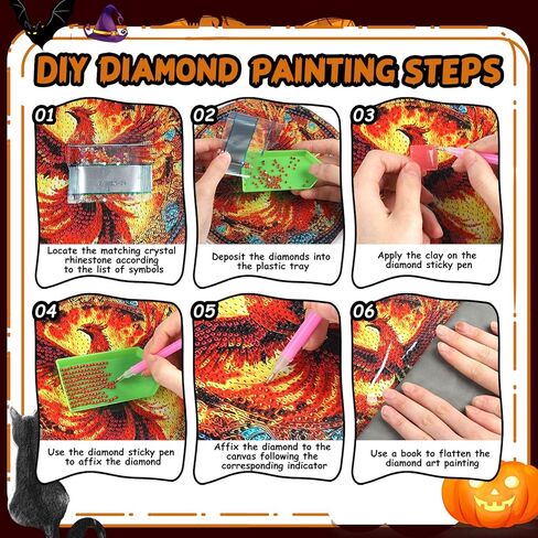EMIEAUFG Gnome Thanksgiving Diamond Art Hanging Kit for Adult, Special Shaped Rhinestone&Double Sided Acrylic, Diamond Art Pendants DIY Ornament for Windows Home Garden in Saudi Arabia