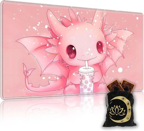 بالنسبة إلى MTG Playmat في حقيبة التخزين ، يلعب لعبة Commander Poard Play Mat Desk Pad ، الحواف المخيمة المرسومة باليد ، MAP 23.6x13.8 بوصة ، مثالية لـ TCG/MTG/CCG/RPG Playmat in Kuwait