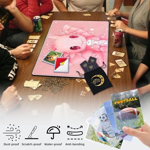 بالنسبة إلى MTG Playmat في حقيبة التخزين ، يلعب لعبة Commander Poard Play Mat Desk Pad ، الحواف المخيمة المرسومة باليد ، MAP 23.6x13.8 بوصة ، مثالية لـ TCG/MTG/CCG/RPG Playmat in Kuwait