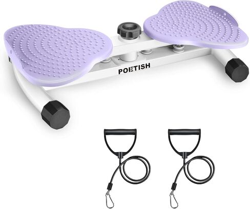 Waist Twister Ab Machine, 300 lbs Weight Capacity, Adjustable Ab Twister Board with Foot Massage for Belly Fat Loss, Noiseless Home Gym Equipment for Women/Men in Saudi Arabia