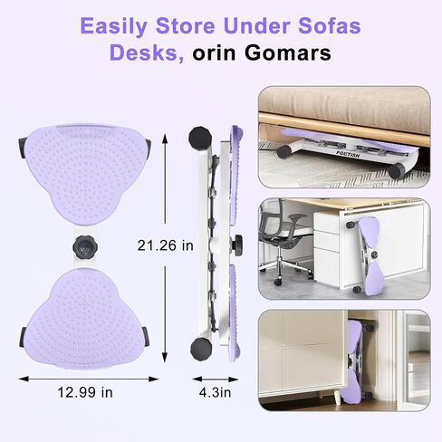 Waist Twister Ab Machine, 300 lbs Weight Capacity, Adjustable Ab Twister Board with Foot Massage for Belly Fat Loss, Noiseless Home Gym Equipment for Women/Men in Saudi Arabia