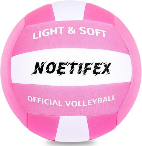Soft Volleyball-Super Soft Fabric Light Volleyball for Indoor Practice Safe and Quiet Kids Youth Beginners House Yard Training Practice Games(Deflated) in Saudi Arabia