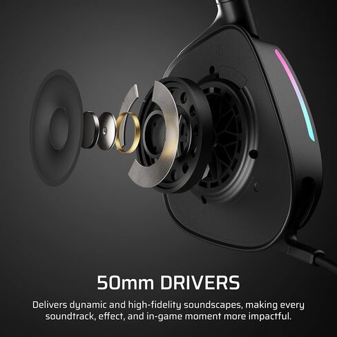 Corsair Void v2 MAX Wireless Gaming Headset for PC, PS5, PS4, Switch, Mobile - Simultaneous 2.4GHz+Bluetooth, Dolby Atmos, Sonarworks SoundID, 70Hr Battery, Fast Charging, Clear Microphone - Carbon in Saudi Arabia