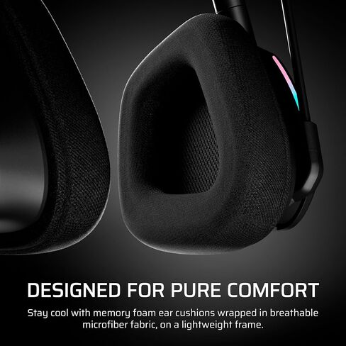 Corsair Void v2 MAX Wireless Gaming Headset for PC, PS5, PS4, Switch, Mobile - Simultaneous 2.4GHz+Bluetooth, Dolby Atmos, Sonarworks SoundID, 70Hr Battery, Fast Charging, Clear Microphone - Carbon in Saudi Arabia