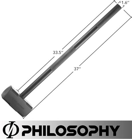 Philosophy Gym Fitness Hammer, 20 LB - Steel Hammer for Strength Training in Kuwait