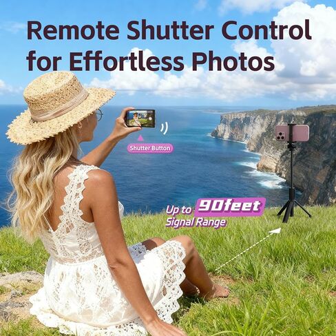 5" Vlog Selfie Monitor Screen, 4K, 60Hz, 1ms Response, 2600mAh Battery, 90feet Signal Range, Wireless Back Camera Monitor for iPhone & Android, Sync Rear Camera for Live Stream&TikTok in Saudi Arabia