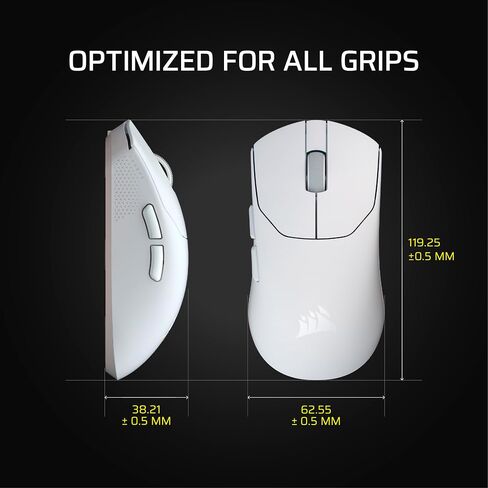 Corsair Sabre v2 PRO Ultralight FPS Wireless Gaming Mouse – 33,000 DPI, 36g Weight, 8,000Hz Hyper-Polling, Mechanical Switches, Up to 70-Hour Wireless Battery Life, Web Hub – Black in Saudi Arabia
