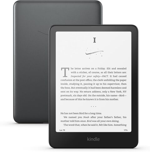 حزمة إصدار Amazon Kindle Paperwhite Signature Edition: تتضمن إصدار Amazon Kindle Paperwhite Signature سعة 32 جيجابايت | أسود معدني، حقيبة حبال | سيندر، حافظة سوداء شفافة | أسود in Saudi Arabia