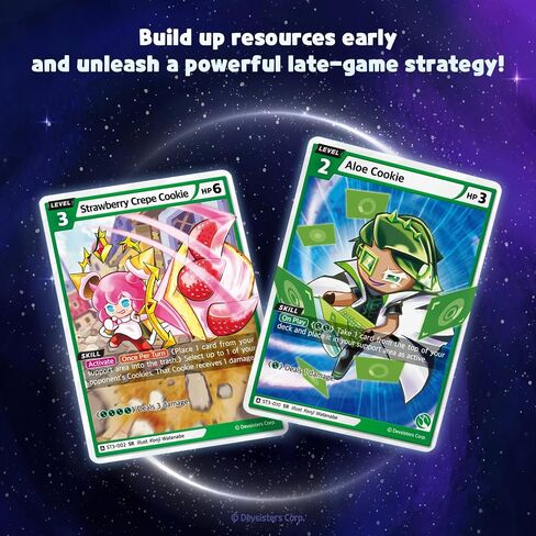 CookieRun TCG: Starter Deck Purple - 60 Cards - 2 Player Competitive Game in Kuwait