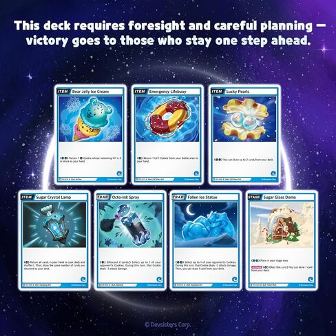 Cookierun: لعبة بطاقات Braverse Trading - Starter Deck Yellow - حزمة لعبة دفاعية ، مجموعة بطاقات 60 لاعب ، TCG التنافسية ، بناء سطح السفينة in Saudi Arabia