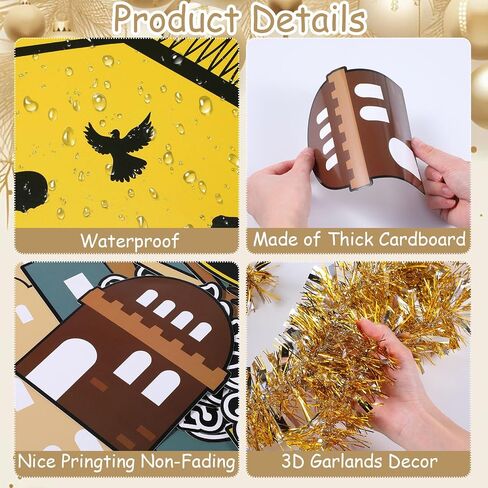 Pasimy Fall Dentic Bulletin Decorations مجموعة عيد الشكر ثلاثية الأبعاد لورق الفصول الدراسية المجلس المسيحي خريف الخريف القاطعات الورقية مع الحدود لمستلزمات كنيسة المدرسة لوازم الحفلات in Saudi Arabia