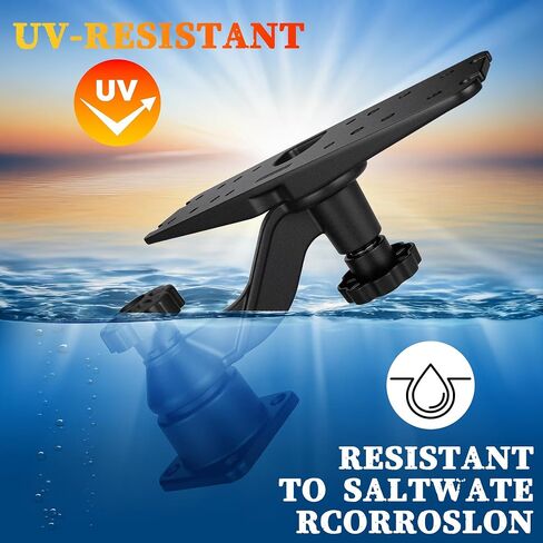 Aluminum Fish Finder Swivel Arm Mount for Ultra 126SV,Chartplotters & Depth Finder Mount Compatible with Lowrance,Garmin,Humminbird and More,for Boats in Saudi Arabia
