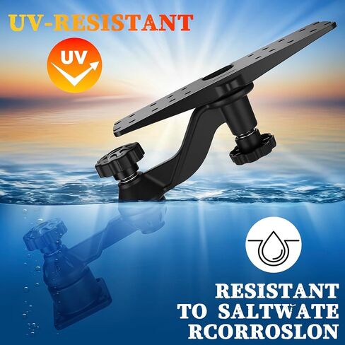 Aluminum Fish Finder Swivel Arm Mount for Ultra 126SV,Chartplotters & Depth Finder Mount Compatible with Lowrance,Garmin,Humminbird and More,for Boats in Saudi Arabia