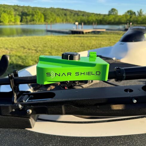 Sonar Shield Transducer Cover for Garmin LiveScope Plus LVS34 – Pro Series Impact-Resistant Travel Case Green in Saudi Arabia