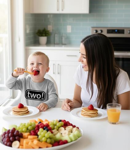 Two! Second Birthday T-Shirt Boy 2 Years Old Kid Party Outfit 2nd Tee Toddler in Saudi Arabia