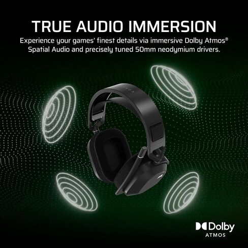 Corsair HS80 MAX Wireless Xbox Gaming Headset with Bluetooth – Dolby Atmos – Broadcast Quality Microphone – iCUE Compatible – Xbox, PC, Mac, Mobile – Steel Gray in Saudi Arabia