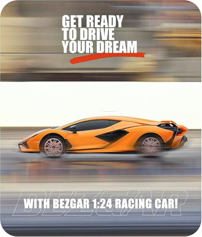 BEZGAR Porsche Remote Control Car - Officially Licensed Porsche 911 GT2 RS Toy Car 1:24 Porsche RC Car Model Vehicle Gift for Boys,Girls,Teens and Adults in Saudi Arabia