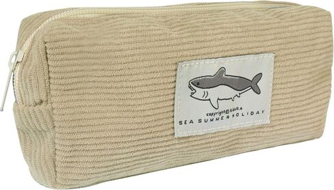 ABJOBIBI Small Pencil Case Large Capacity Pencil Pouch with Shark, Green Zippered Pouch for Office Stationery Organizer(Green) in Saudi Arabia