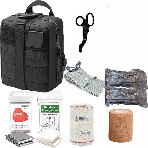 مجموعة الإسعافات الأولية التكتيكية في حالات الطوارئ: MOLLE Admin Pouch IFAK in Kuwait