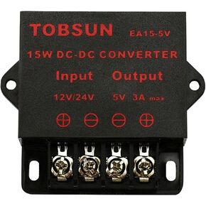 BINZET DC Converter Step Down Regulator 5V Regulated Power Supplies Transformer Converter (5V 3A 15W) in Kuwait