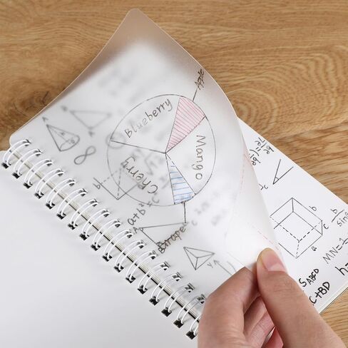 FeifeiyaPortable White Board Dry Erase Notebook 4 x 7 Inch Mini White Board Dry Erase Environmentally Reusable Notebook for Study, Meeting, Planning, Black in Saudi Arabia