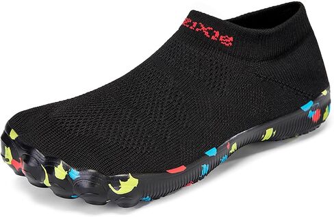 Water Shoes Men Quick Drying Outdoor Hiking Barefoot Boat Footwear Aqua Shoes for Water Sport Waders Hiking Sailing Travel Beach Wading Swimming Fishing Kayaking(13 Men, Black) in Saudi Arabia