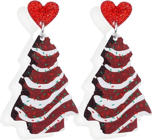 Christmas Earrings Set Snowman Dangle Drop Earrings Christmas Tree Jingle Bell Reindeer Snowflake Earrings Xmas Earrings Christmas Jewelry Christmas Gifts in Kuwait