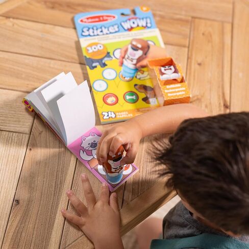 Melissa & Doug Bunny Sticker Activity Pad & Stamper Book, 1 EA in Saudi Arabia