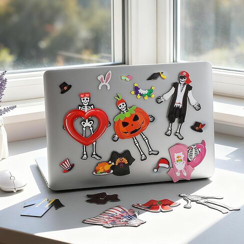 Xuhal 15 Sets Classroom Goose Dress Up Functival Goose Fridge Magnets for Refrigerators Toolboxes Decoration Home (Festival) in Saudi Arabia