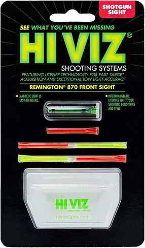 HIVIZ MGH2007-II Magni-Hunter Magnetic Fiber Optic Shotgun Sight Green & Red, One Size in Saudi Arabia