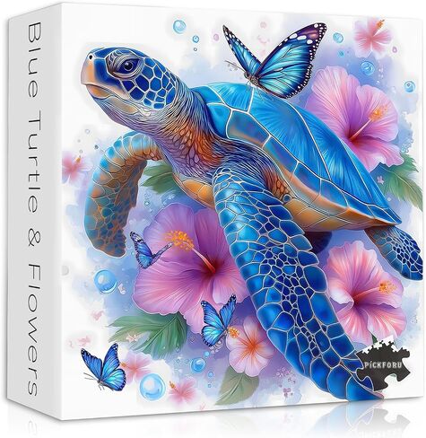 Magic Unicorn Puzzles for Adults 1000 Pieces, Nature Floral Butterfly Garden Jigsaw Puzzle, Flowers Animal Plant Forest Themed, Challenging for Adults in Saudi Arabia