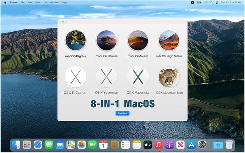 نظام التشغيل MacOS Big Sur القابل للتشغيل، Catalina، Mojave، High Sierra، El Capitan، Yosemite، Mavericks، Mountain-Lion، محرك أقراص USB 3.2، التثبيت الكامل/الترقية/الرجوع إلى إصدار أقدم in Saudi Arabia