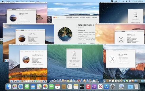 نظام التشغيل MacOS Big Sur القابل للتشغيل، Catalina، Mojave، High Sierra، El Capitan، Yosemite، Mavericks، Mountain-Lion، محرك أقراص USB 3.2، التثبيت الكامل/الترقية/الرجوع إلى إصدار أقدم in Saudi Arabia