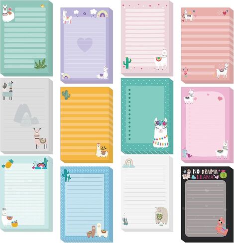 yexiya 12 قطع Bee Sticky Notes 4x6 بوصة لطيفة النحل Notepads هدايا الملصقات العسل الملصق in Saudi Arabia
