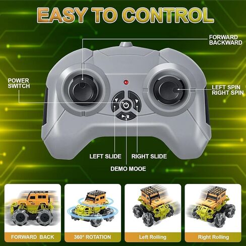سيارة التحكم عن بُعد ، ألعاب Cars RC للأولاد والبنات البالغ من العمر 5-9 سنوات ، 4WD قابلة لإعادة الشحن جميع شاحنات التضاريس مع 360 درجة دوارة و 2.4 جيجا هرتز للأطفال الذين تتراوح أعمارهم بين 6-8 ، 5 6 7 8 8 in Saudi Arabia