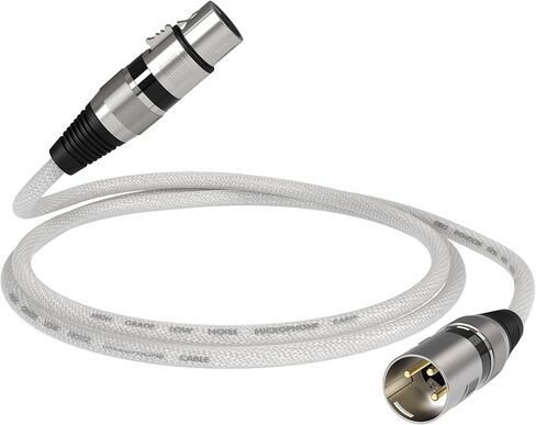 XLR Microphone Cable 10FT Male to Female Balanced Mic Cord with Oxygen-Free Copper 3-Pin XLR Connectors for Audio Mixer Studio Monitor PA System Microphone Podcast Recording in Kuwait