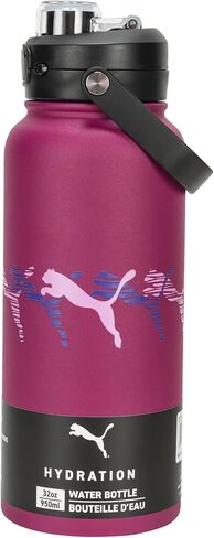 PUMA Evercat 32 oz Alpha Chug Bottle, Black Grey, OS in Saudi Arabia