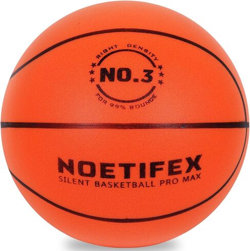 Silent Basketball Size 7 (29.5") – High-Density Foam PU Indoor Basketball 580g, Real Feel & Bounce Like Official Ball, Quiet Dribbling Training Ball, No-Compression Delivery No Crease in Saudi Arabia