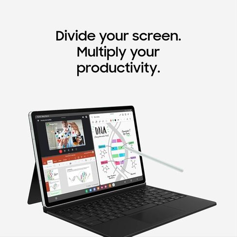 Samsung Galaxy Tab S9 FE+ Plus Android Tablet (12.4" Touchscreen, 8GB RAM, 256GB Storage :128GB+128GB SD, 18-hr Long Battery Life, S Pen, 1 Front Camera + 2 Rear Cameras, Lightweight) SM-X610, Gray in Kuwait