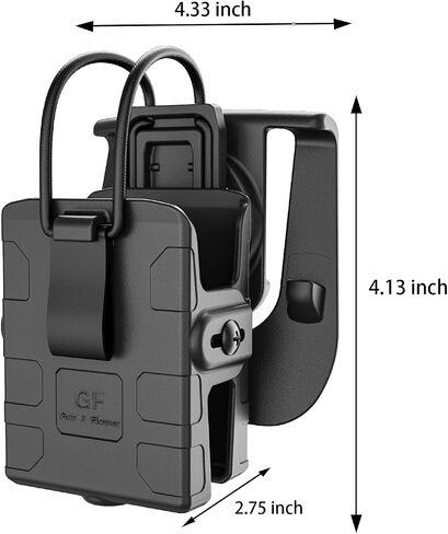 Molle Universal Radio Holster, Secure Fit, Easy Attachment for Outdoor, Tactical, and Work Use, Compatible with Motorola APX6000 XTS5000 XTS2500, Kenwood TK-2000, Hytera PD700 PD782 in Saudi Arabia