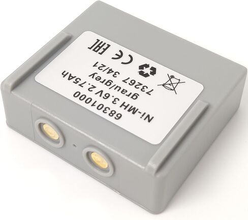 (2*Battery+1*Charger) 68301000 Rechargeable Battery 3.6V 2.75Ah Ni-MH Battery with 120V AC Charger (US Plug) for HETRONIC Remote Control, in Saudi Arabia