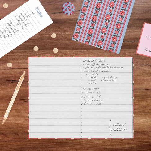 Vera Bradley Set of 2 Soft Bound 6.25" x 4" Mini Stitched Notebooks (Meadow Bouquet) in Saudi Arabia