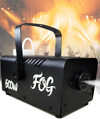 Fog Machine,Automatic Smoke Machine with Wireless Remote Control, Portable Capacity Stage Smoke Machine Fog for Parties, Halloween,600W Wedding, 3 Modes Continuous Spray in Saudi Arabia