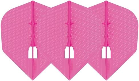 Dart Flights - L3 PRO Shape - Hot Pink | 2 Sets of 3 | for Soft & Steel Tip Darts in Saudi Arabia