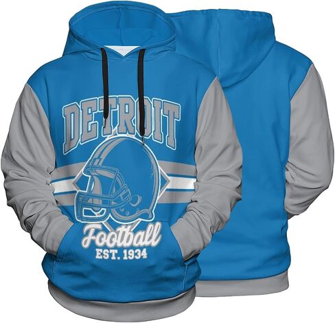 Men's Football Hoodie Team City Pullover Hooded for Men Women 3d Print Casual Sweatshirt Hooded Fan Gift in Saudi Arabia