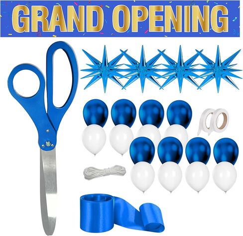 25 Inch Gold Scissors for Grand Opening – Heavy Duty Scisors 25'' Giant Scissors for Ribbon Cutting Ceremony Large Gold Giants Ribbon Cutting for Special Events Inaugurations and Ceremonies in Saudi Arabia