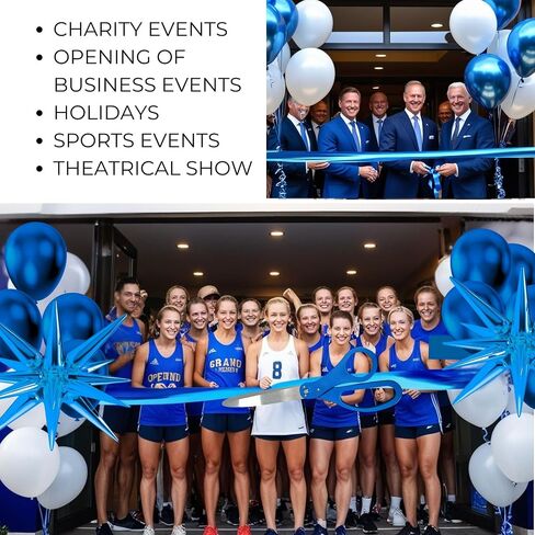 25 Inch Gold Scissors for Grand Opening – Heavy Duty Scisors 25'' Giant Scissors for Ribbon Cutting Ceremony Large Gold Giants Ribbon Cutting for Special Events Inaugurations and Ceremonies in Saudi Arabia