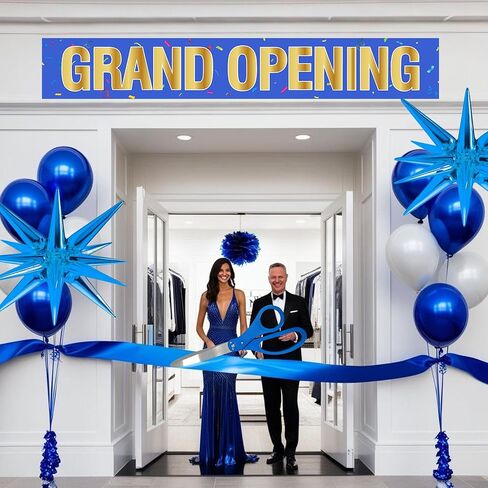 25 Inch Gold Scissors for Grand Opening – Heavy Duty Scisors 25'' Giant Scissors for Ribbon Cutting Ceremony Large Gold Giants Ribbon Cutting for Special Events Inaugurations and Ceremonies in Saudi Arabia
