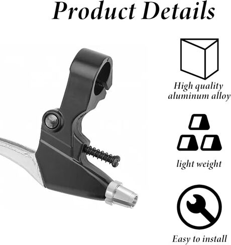 M10 Bike Brake Lever Adjuster Screws 4 Pcs Bike Brake Cable Adjusting Screws 10mm Aluminum Alloy Brake-Lever Screw for Bicycles Mountain Bikes Road Bikes (Silver & Black) in Saudi Arabia